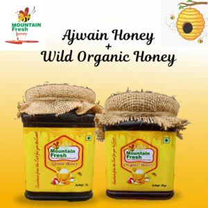 Ajwain Honey 1Kg+Wild Organic Honey-500gm