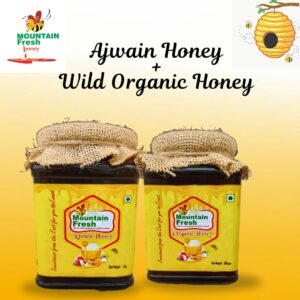Ajwain Honey 1Kg+Wild Organic Honey-250gm