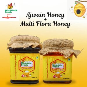 Ajwain Honey1Kg+Multi flora Honey-250gm