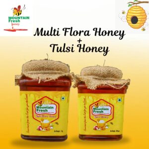 Multi Flora Honey1kg+Tulsi Honey 500gm