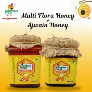 Multi Flora Honey1kg+Ajwain Honey 250gm