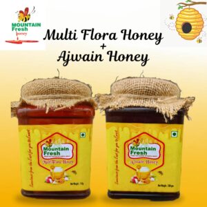 Multi Flora Honey1kg+Ajwain Honey 500gm