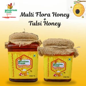 Multi Flora Honey1kg+Tulsi Honey 250gm