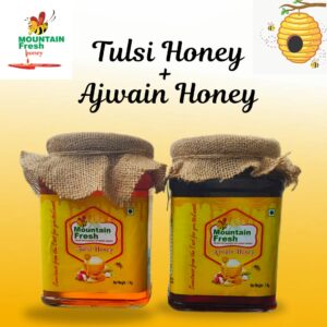Tulsi Honey 1Kg + Ajwain Honey 1Kg