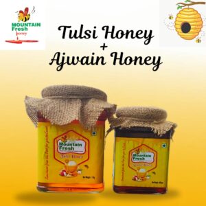 Tulsi Honey 1Kg + Ajwain Honey -500gm