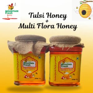 Tulsi Honey 1Kg + Multi Flora Honey 1Kg