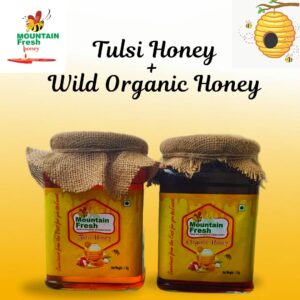 Tulsi Honey 1Kg + Wild Organic Honey 1Kg